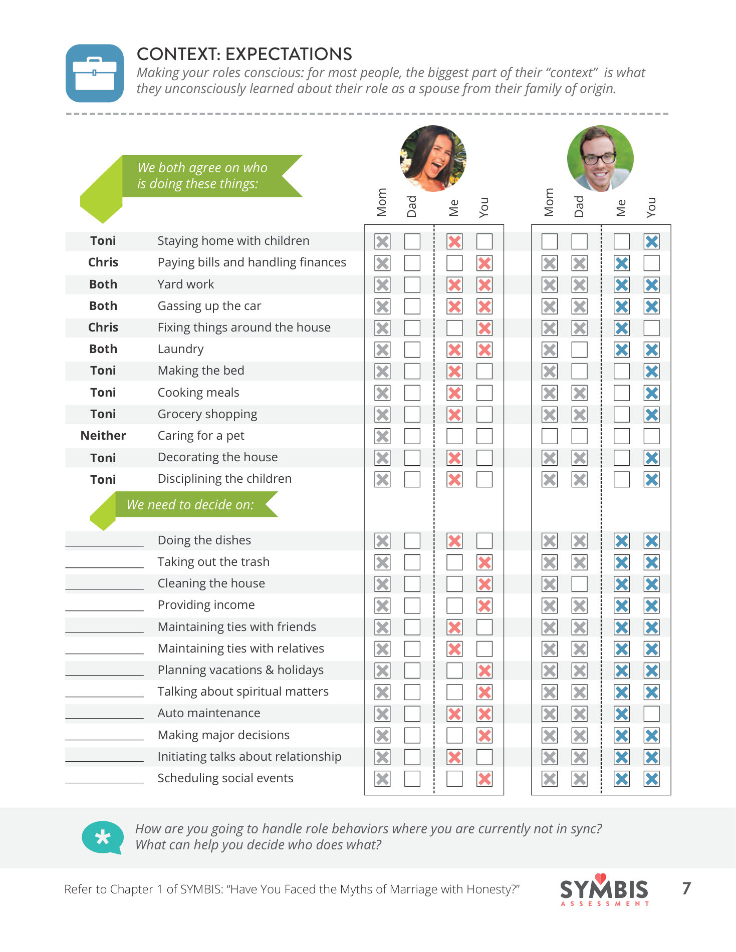 SYMBIS report — Roles & Responsibilities
